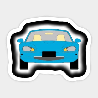 Mazda Miata NB Blue Sticker